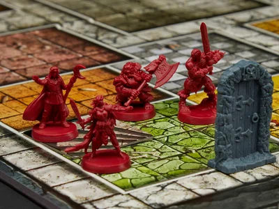 the Hero Quest Day game board