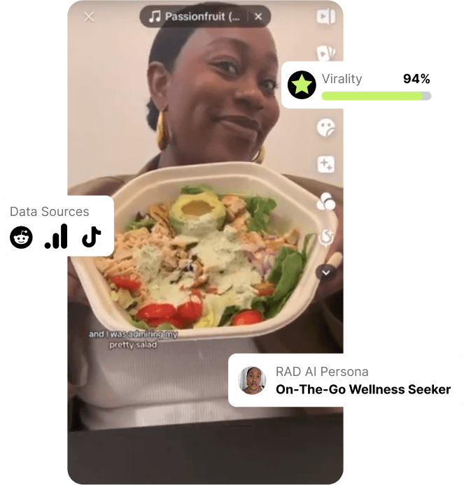 A screenshot of a person holding a Sweegreen bowl