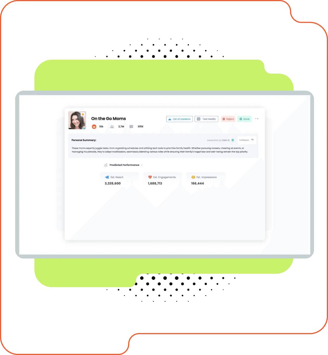 Video - Real World Data With Border background for video.