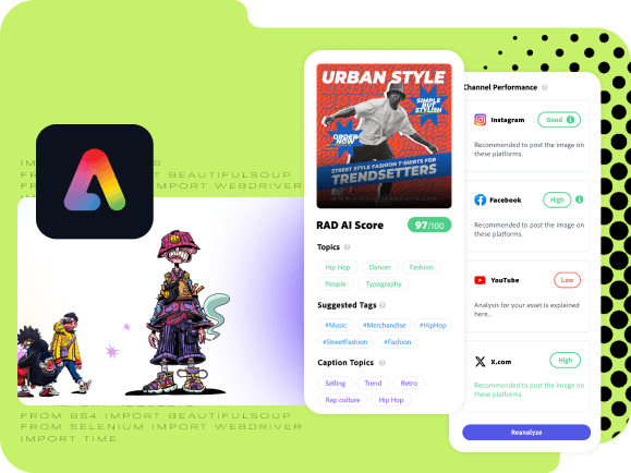 Rad Amplify integrated with Adobe Express