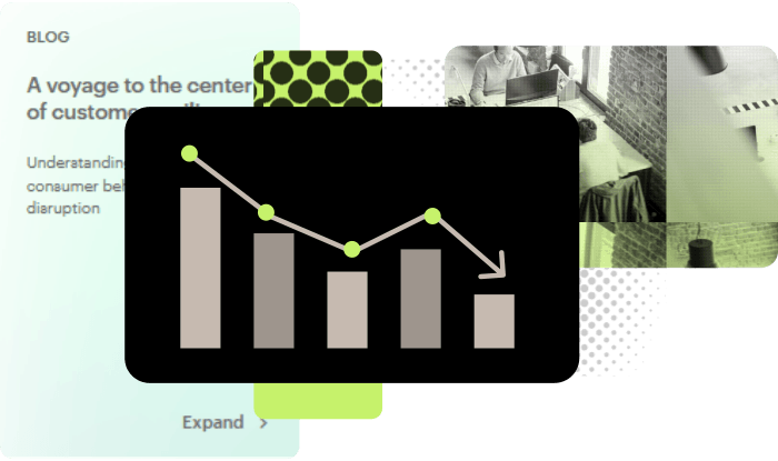 Screenshots of graphs and blogs