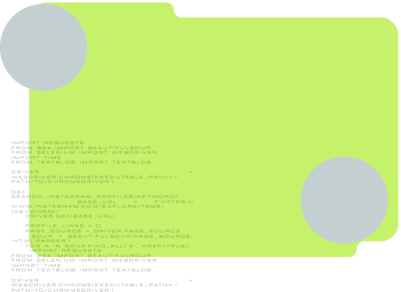 Video - Fresh Direct with frame background for video.